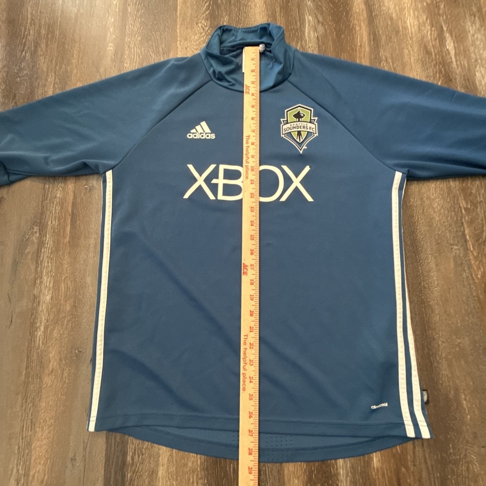 Adidas Seattle Sounders XBOX Home Long Sleeve Soccer Jersey Size L Goalie Kit - Picture 9 of 10